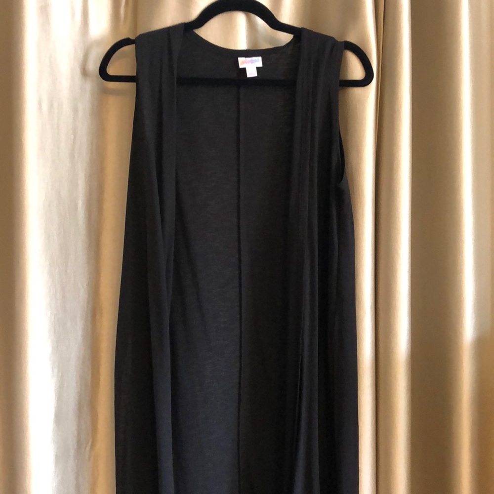 Solid Black LuLaRoe Joy Vest